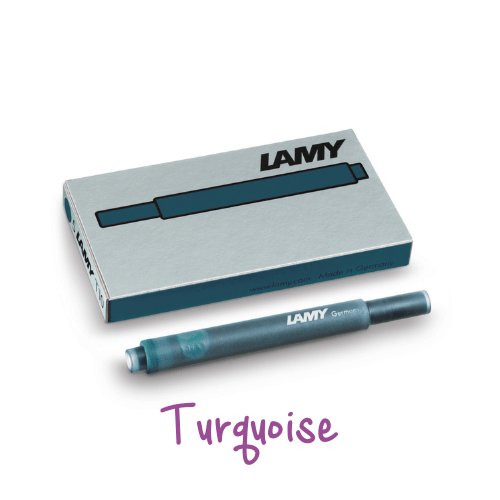 Lamy T10 Ink Cartridges-Ink Cartridges-Lamy-Turquoise