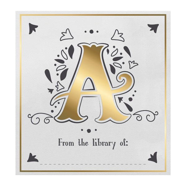 Letter Book Plates-Bookmarks-If-A