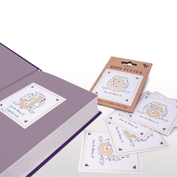 Letter Book Plates-Bookmarks-If-A