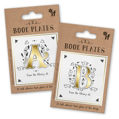 Letter Book Plates-Bookmarks-If-A