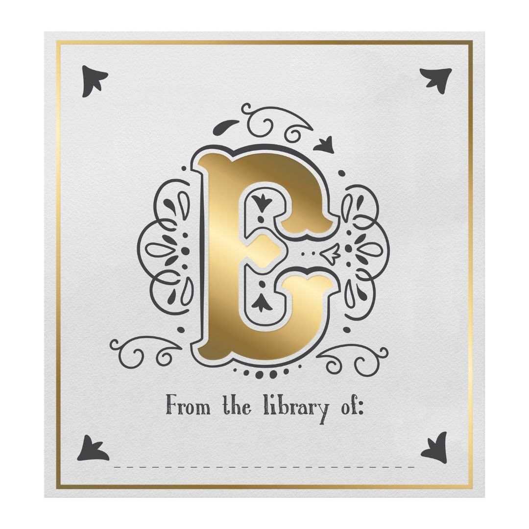 Letter Book Plates - If - Bookmarks - Under the Rowan Trees