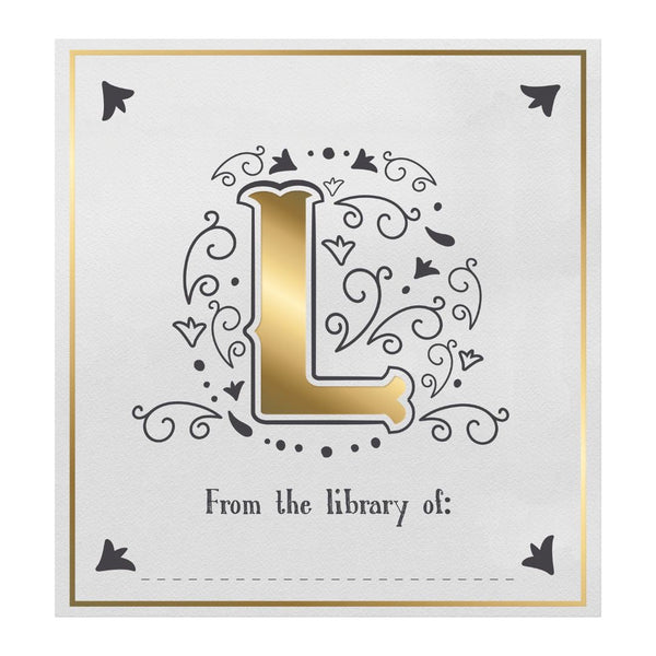 Letter Book Plates-Bookmarks-If-L
