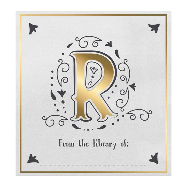 Letter Book Plates-Bookmarks-If-R