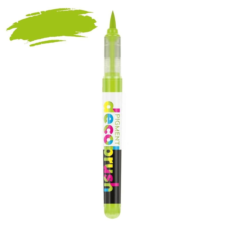 Karin Pigment Decobrush Opaque Brush Markers-Pens-Karin-Lime Green