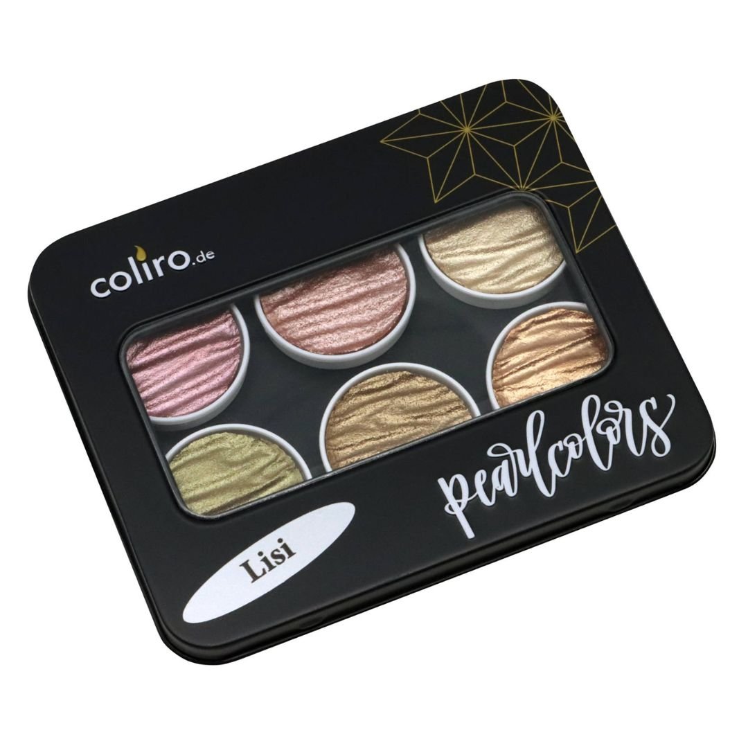 Lisi Coliro Pearlcolors Set of Six - Coliro - Watercolours - Under the Rowan Trees