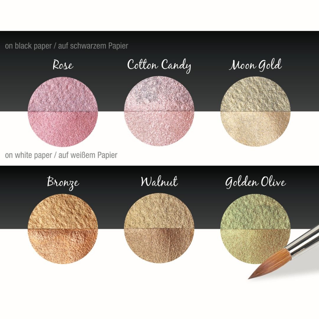 Lisi Coliro Pearlcolors Set of Six - Coliro - Watercolours - Under the Rowan Trees