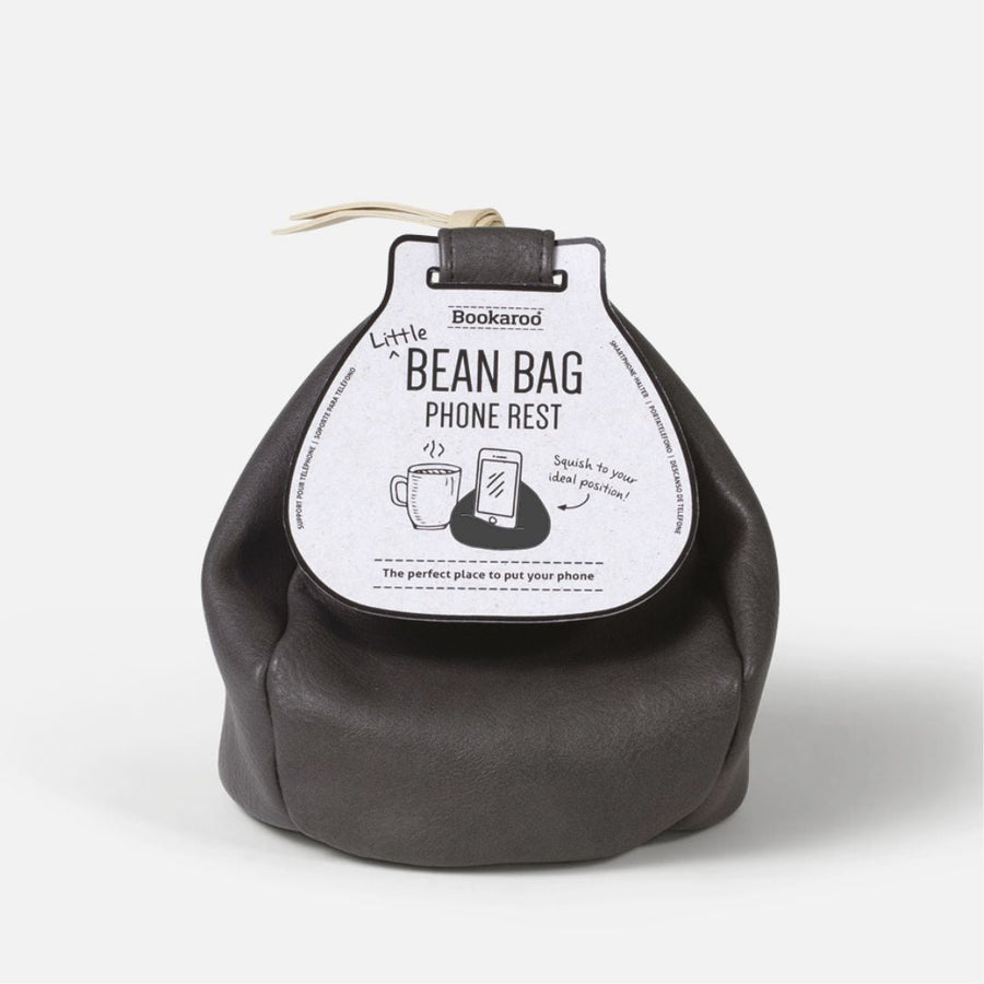 Little Bean Bag Phone Rest Charcoal - Bookaroo - Storage - Under the Rowan Trees