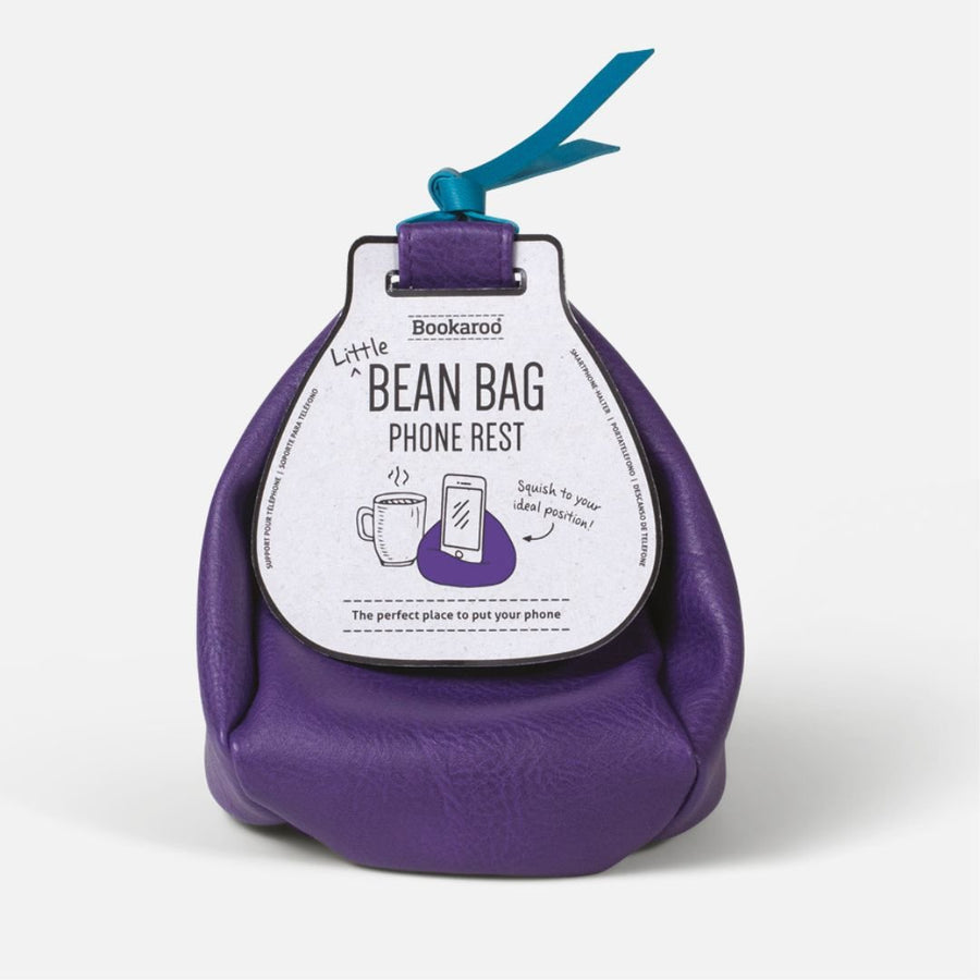 Little Bean Bag Phone Rest Purple - Bookaroo - Storage - Under the Rowan Trees