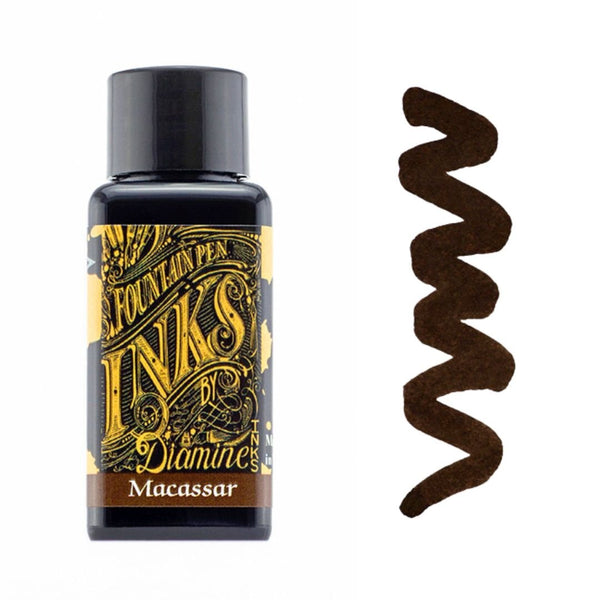 Browns Diamine Fountain Pen Inks 30ml-Fountain Pen Inks-Diamine-Macassar