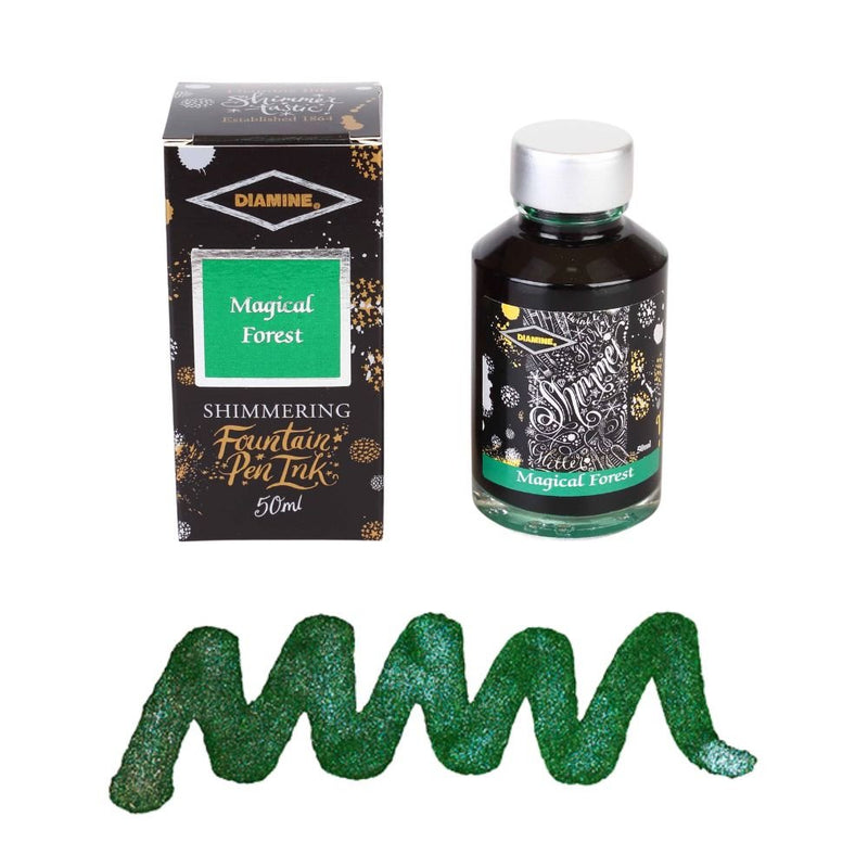 Diamine Shimmer Fountain Pen Ink 50ml-Fountain Pen Inks-Diamine-Magical Forest