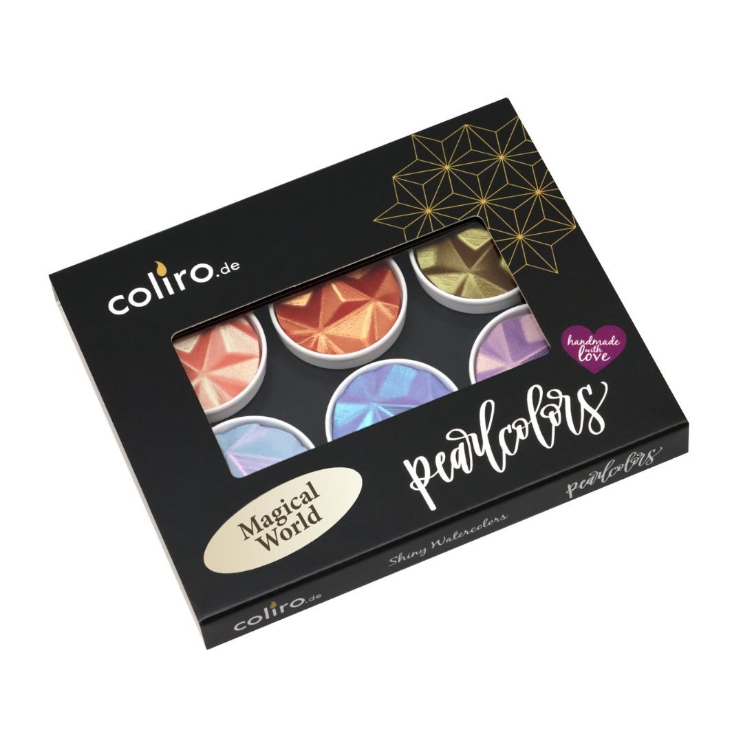 Magical World Coliro Pearlcolors Set of Six - Coliro - Watercolours - Under the Rowan Trees