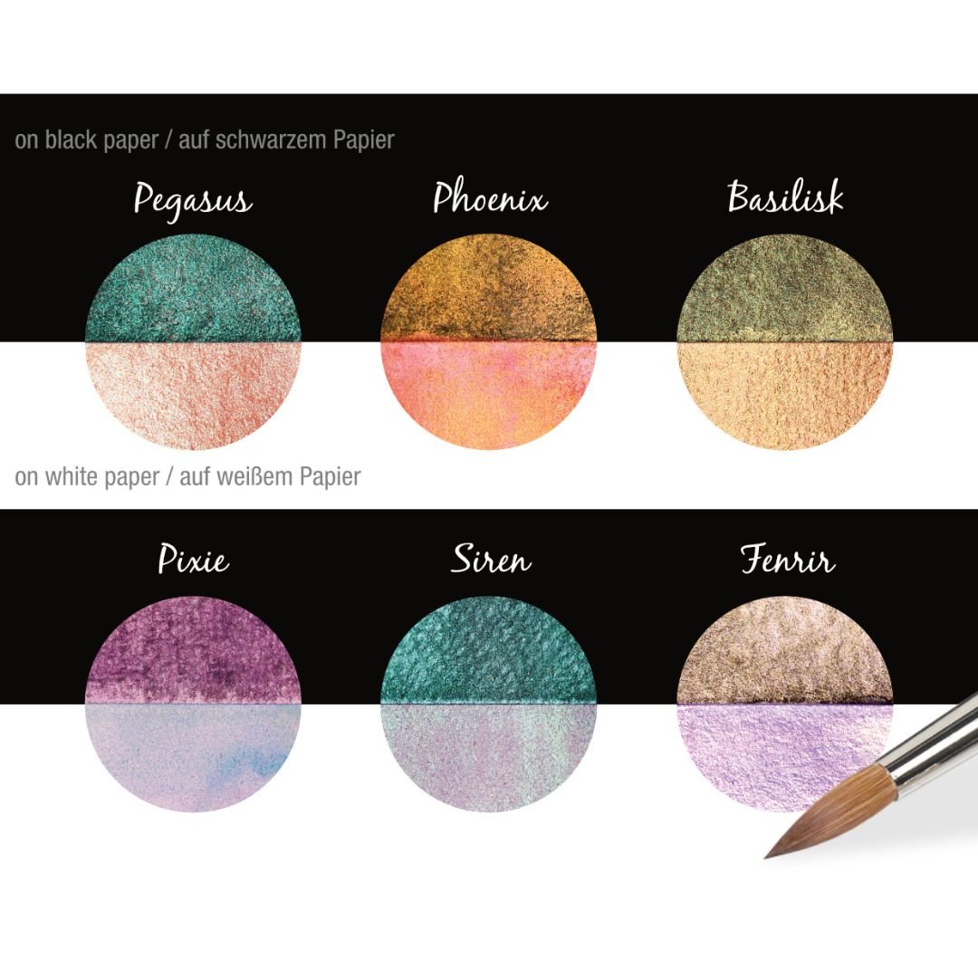 Magical World Coliro Pearlcolors Set of Six - Coliro - Watercolours - Under the Rowan Trees