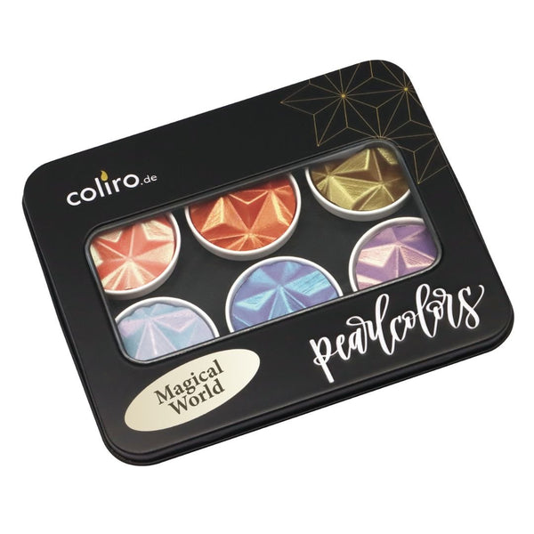 Magical World Coliro Pearlcolors Set of Six-Calligraphy Inks-Coliro-