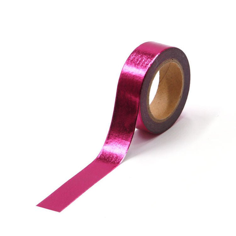Metallic Hot Pink Washi Tape - Manzawa - Washi Tape - Under the Rowan Trees