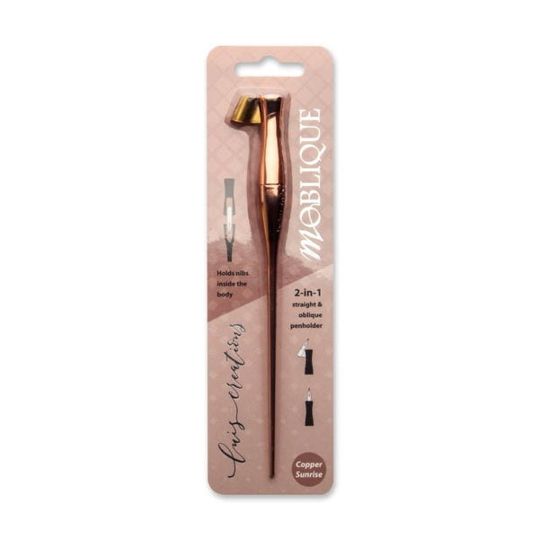 Moblique 2-in-1 Calligraphy Dip Pen Copper Sunrise-Pens-Luis Creations-