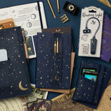 Moon & Stars A6 Pocket Notebook - Bookaroo - Notebooks - Under the Rowan Trees
