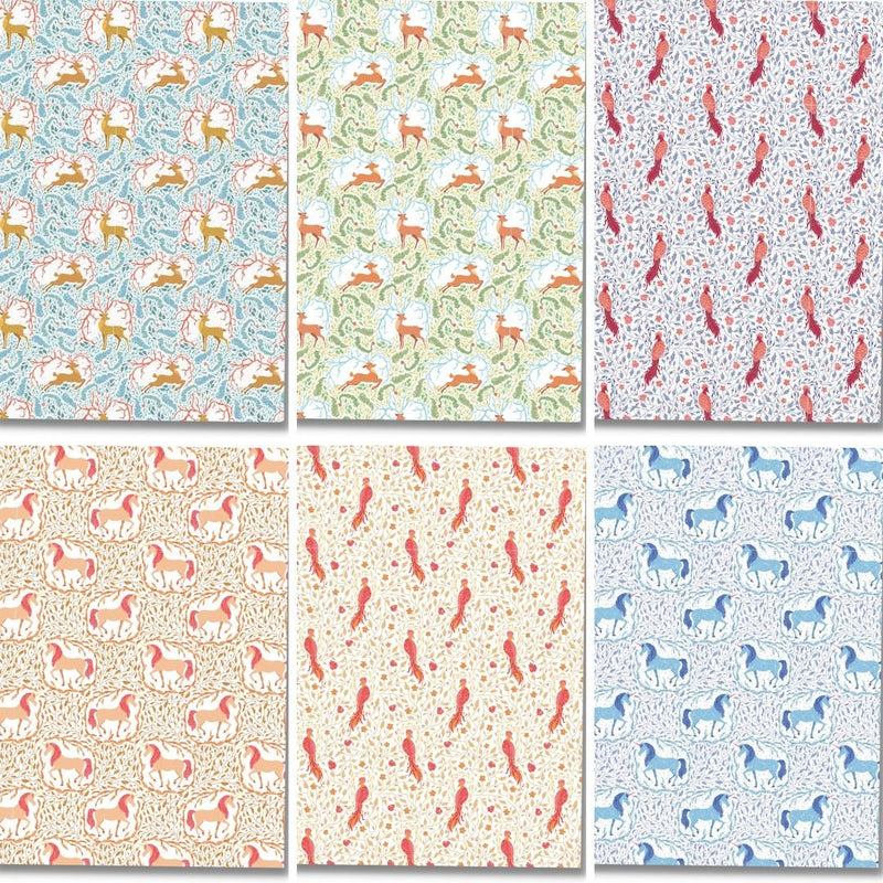 Mythical Beasts Scrapbook Papers - Digital Download-Digital Downloads-Under the Rowan Trees-
