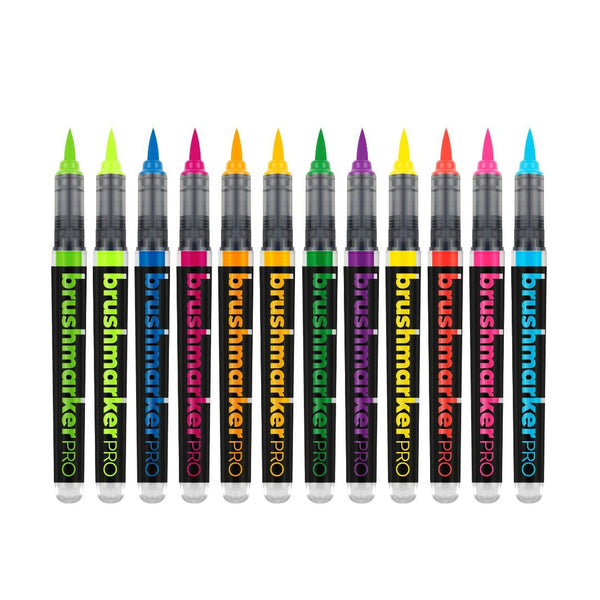 Neon Karin Brushmarker Pro Brush Pens-Pens-Karin-Neon Yellow