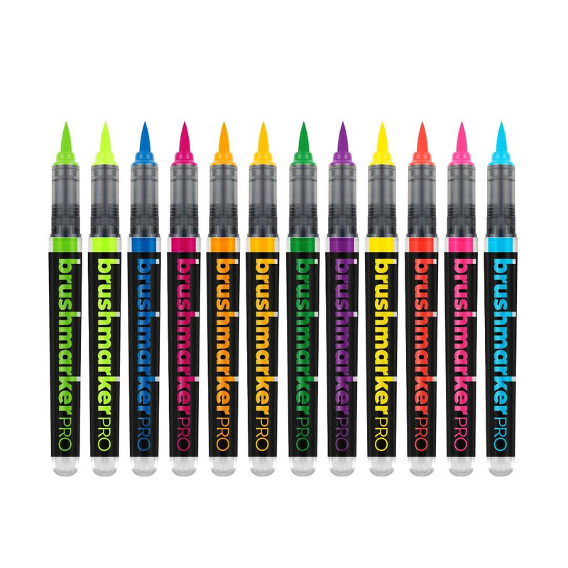 Neon Karin Brushmarker Pro Brush Pens-Pens-Karin-Neon Yellow