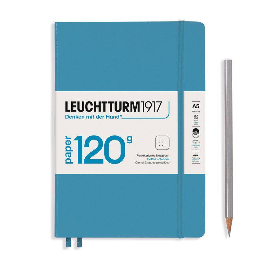 Nordic Blue Edition 120G A5 Dot Grid Notebook - Leuchtturm 1917 - Notebooks - Under the Rowan Trees