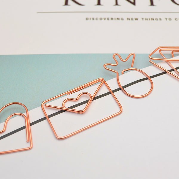 Novelty Paper Clips-Paper Clips-Under the Rowan Trees-Pineapple