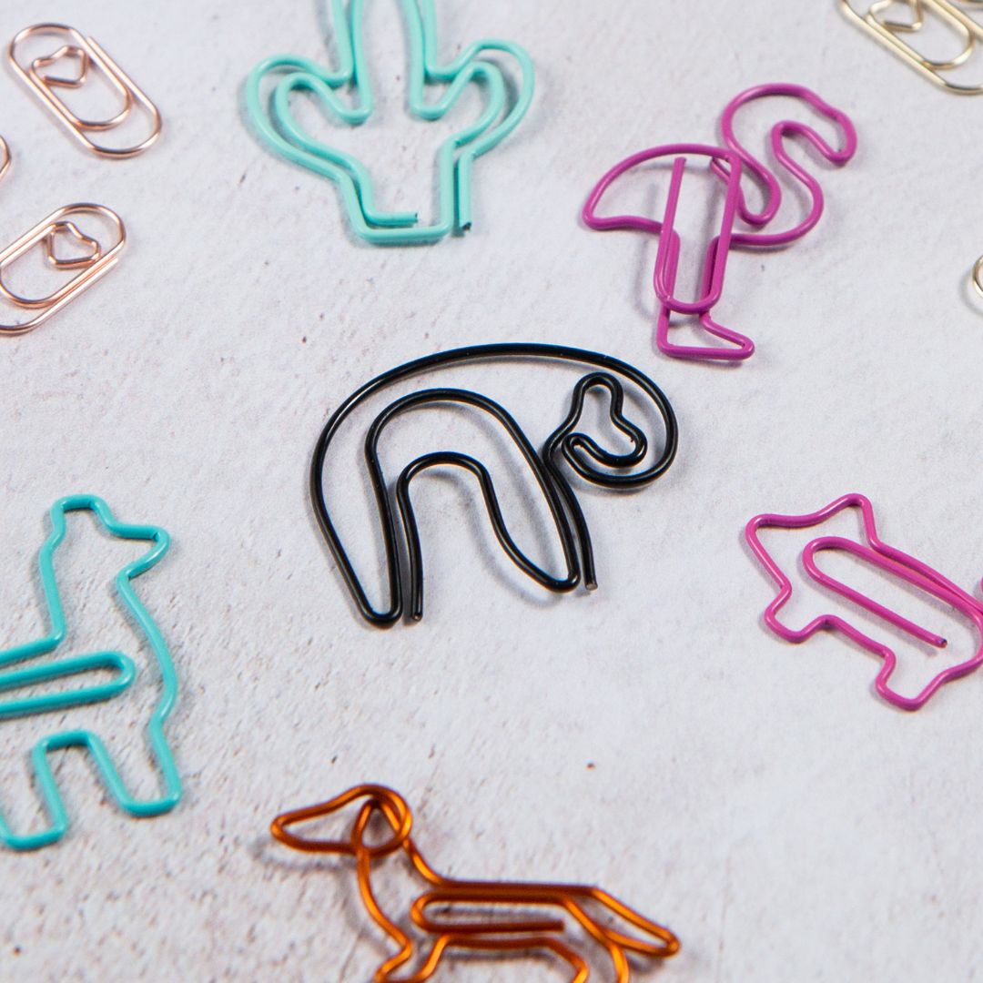Sloth Paperclip Novelty Paper Clips