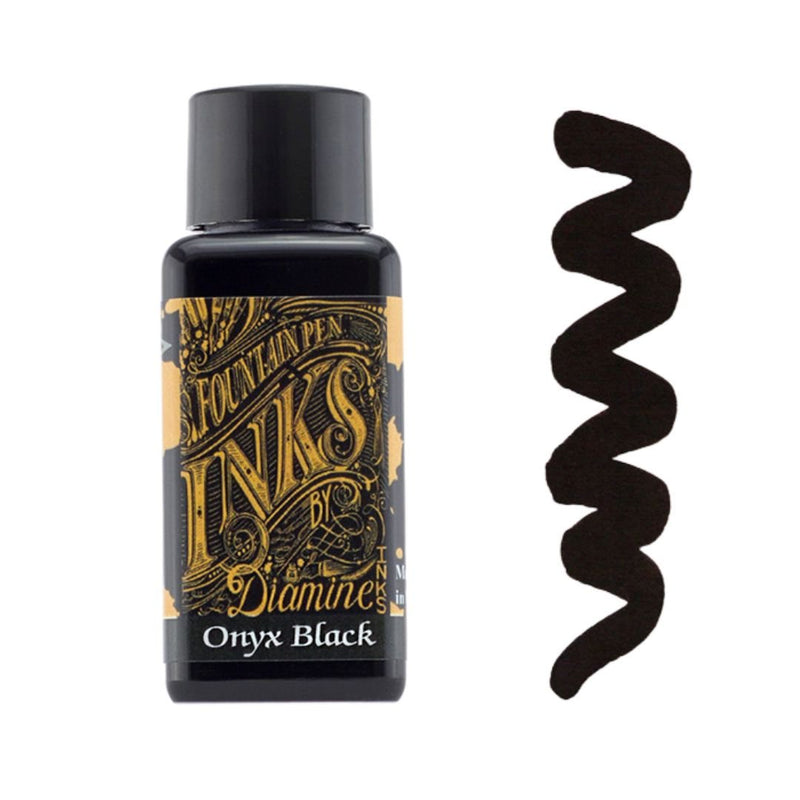Diamine Fountain Pen Inks 30ml-Fountain Pen Ink-Diamine-Onyx Black