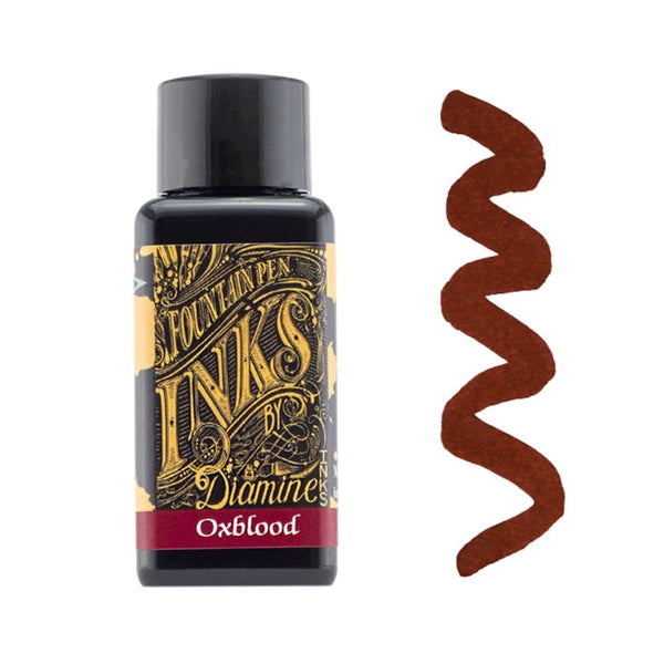 Reds & Pinks Diamine Fountain Pen Inks 30ml-Fountain Pen Inks-Diamine-Oxblood