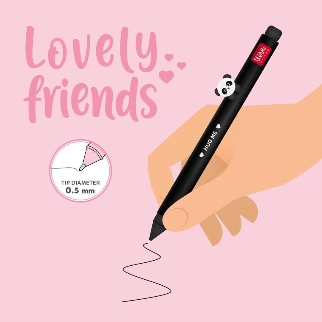 Panda Gel Pen - Lovely Friends - Legami - Pens - Under the Rowan Trees