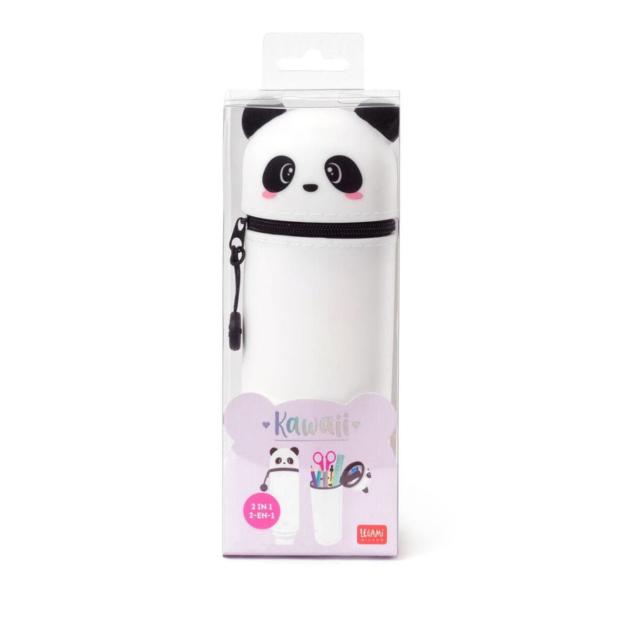 Panda 2 - in - 1 Silicone Pencil Case - Legami - Under the Rowan Trees