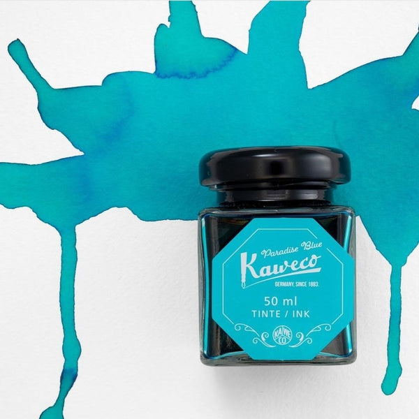 Kaweco Bottled Fountain Pen Ink 50ml-Fountain Pen Inks-Kaweco-Paradise Blue