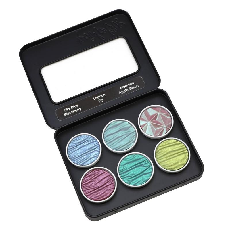 Paradise Coliro Pearlcolors Set of Six-Calligraphy Inks-Coliro-
