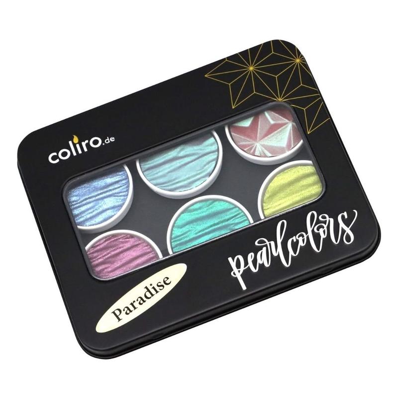 Paradise Coliro Pearlcolors Set of Six - Coliro - Watercolours - Under the Rowan Trees