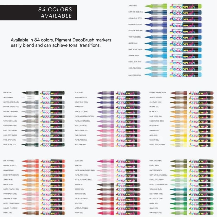 Pastel Karin Pigment Decobrush Opaque Brush Pens-Pens-Karin-Pastel Yellow