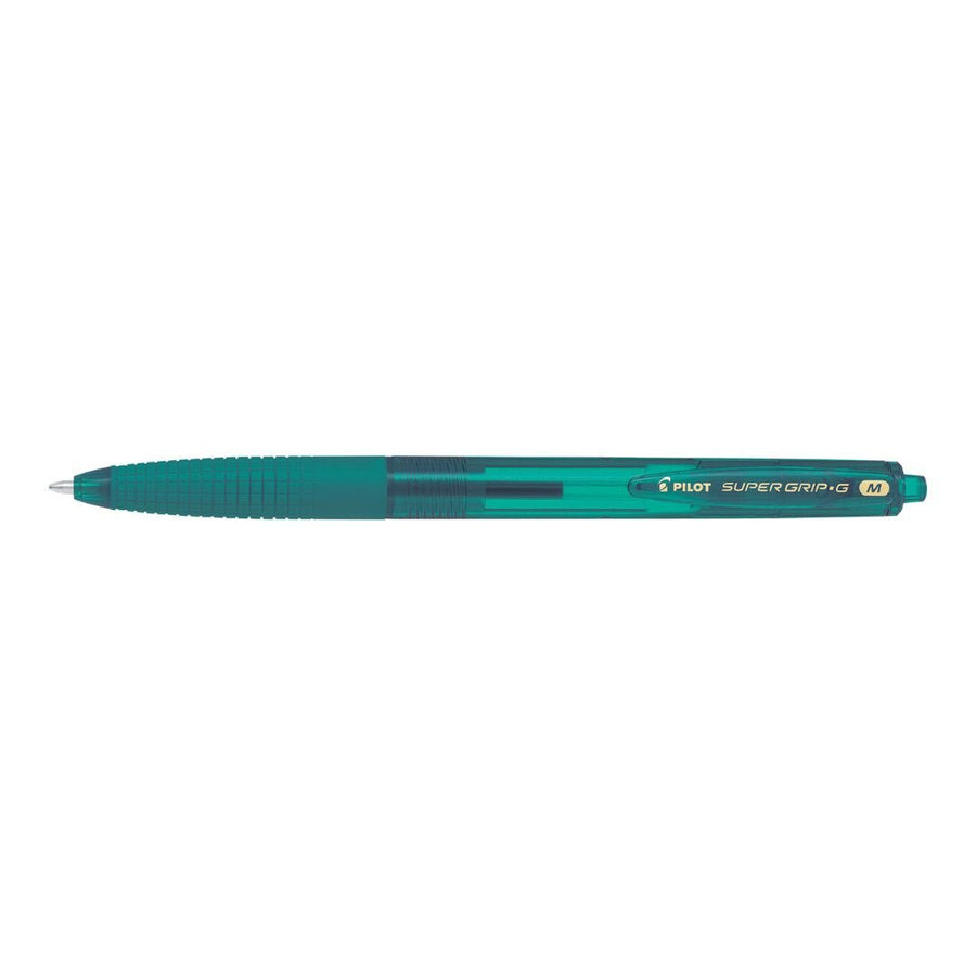 Peacock Green Super Grip G Retractable Ballpoint Pens - Pilot - Pens - Under the Rowan Trees