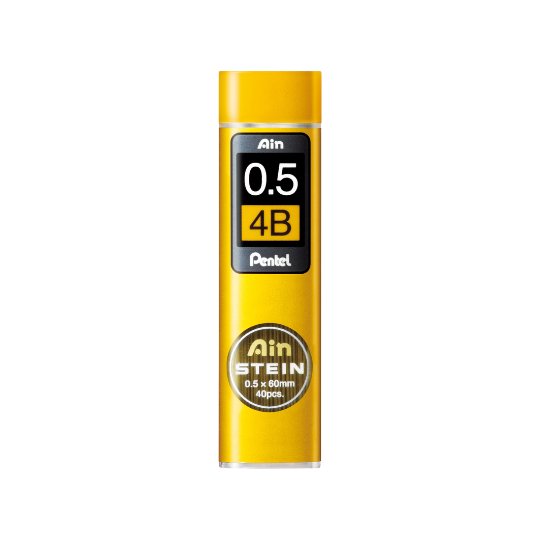 Pentel Pencil Refill Leads 0.5mm-Refills-Pentel-4B
