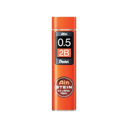 Pentel Pencil Refill Leads 0.5mm-Refills-Pentel-2B