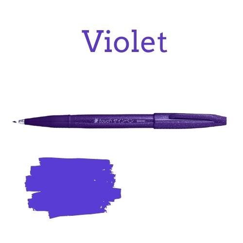 Pentel Brush Sign Pen - 36 colours-Pens-Pentel-Violet