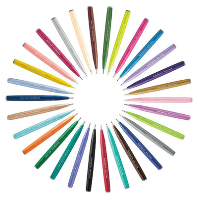 Pentel Brush Sign Pen - 36 colours-Pens-Pentel-Coral Orange