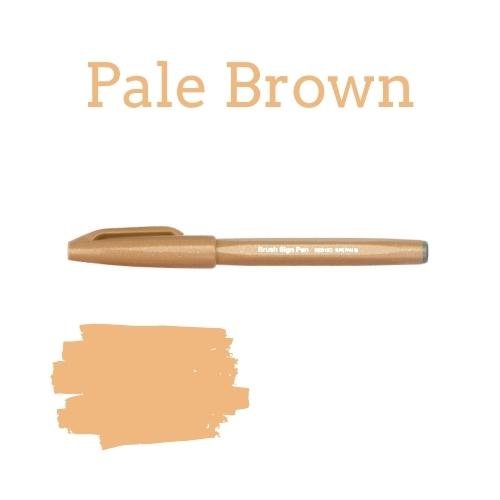 Pentel Brush Sign Pen - 36 colours-Pens-Pentel-Pale Brown
