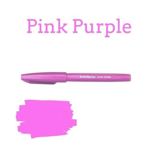 Pentel Brush Sign Pen - 36 colours-Pens-Pentel-Pink Purple
