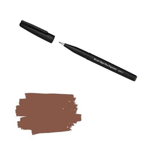 Pentel Brush Sign Pen Pigment-Pens-Pentel-Sepia