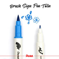 Pentel Brush Sign Pen Twin Tip - Pentel - Under the Rowan Trees