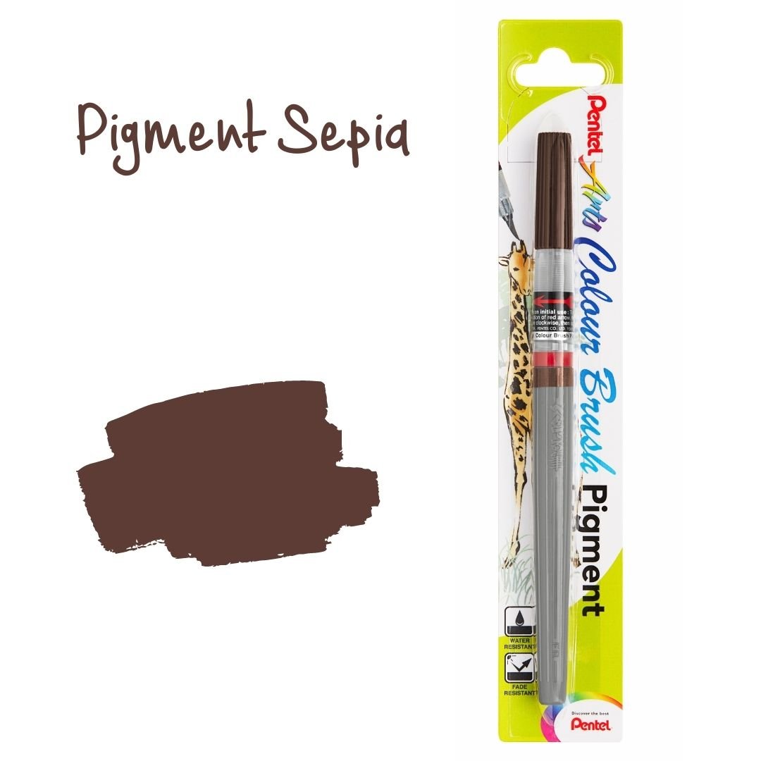 Pentel Colour Brush Pigment Ink XGFP - Pentel - Under the Rowan Trees