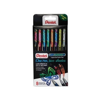 Pentel Dual Metallic Gel Pens Set of 8 - Pentel - Under the Rowan Trees