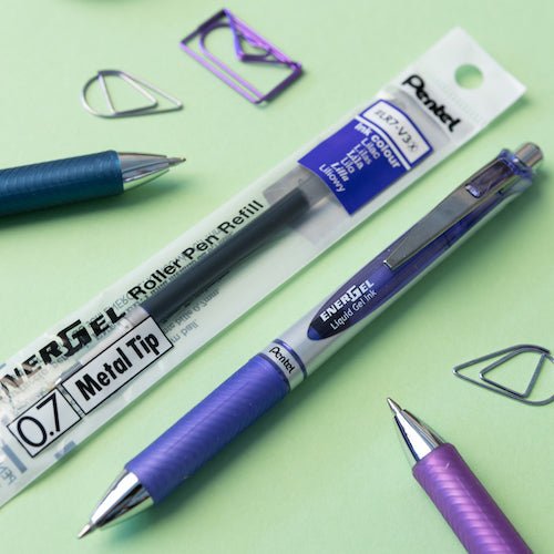 Pentel EnerGel 0.7mm Refill LR7-Refills-Pentel-Black