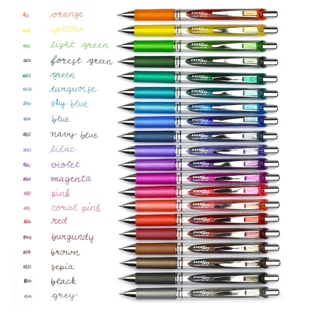 Pentel EnerGel Retractable 0 7mm Gell Roller Pen pentel-energel-retractable-0-7mm-gell-roller-pen
