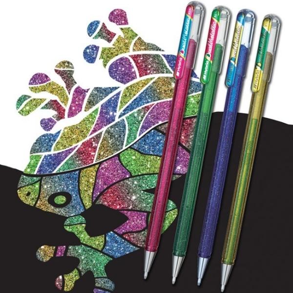 Pentel Fantasy Dual Metallic Pens Set of 8-Pens-Pentel-