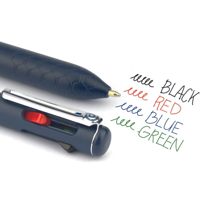 Pentel iZee 4 Colour Ballpoint Pens-Pens-Pentel-Deep Blue