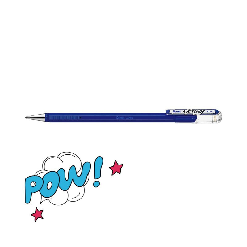 Pentel Mattehop Gel Pens-Pens-Pentel-Blue